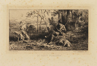 St G 304
<br/>
LE PETIT PORCHER
<br/>
<em>Jacques, Charles (1813 - 1894)</em>